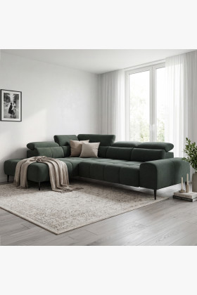 Modernes Massivholz Sofa Theo mit verstellbarer Sitzgarnitur